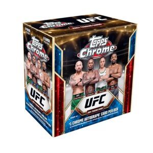 2024 Topps Chrome UFC Factory Sealed Mega Box 1 Auto Per Box